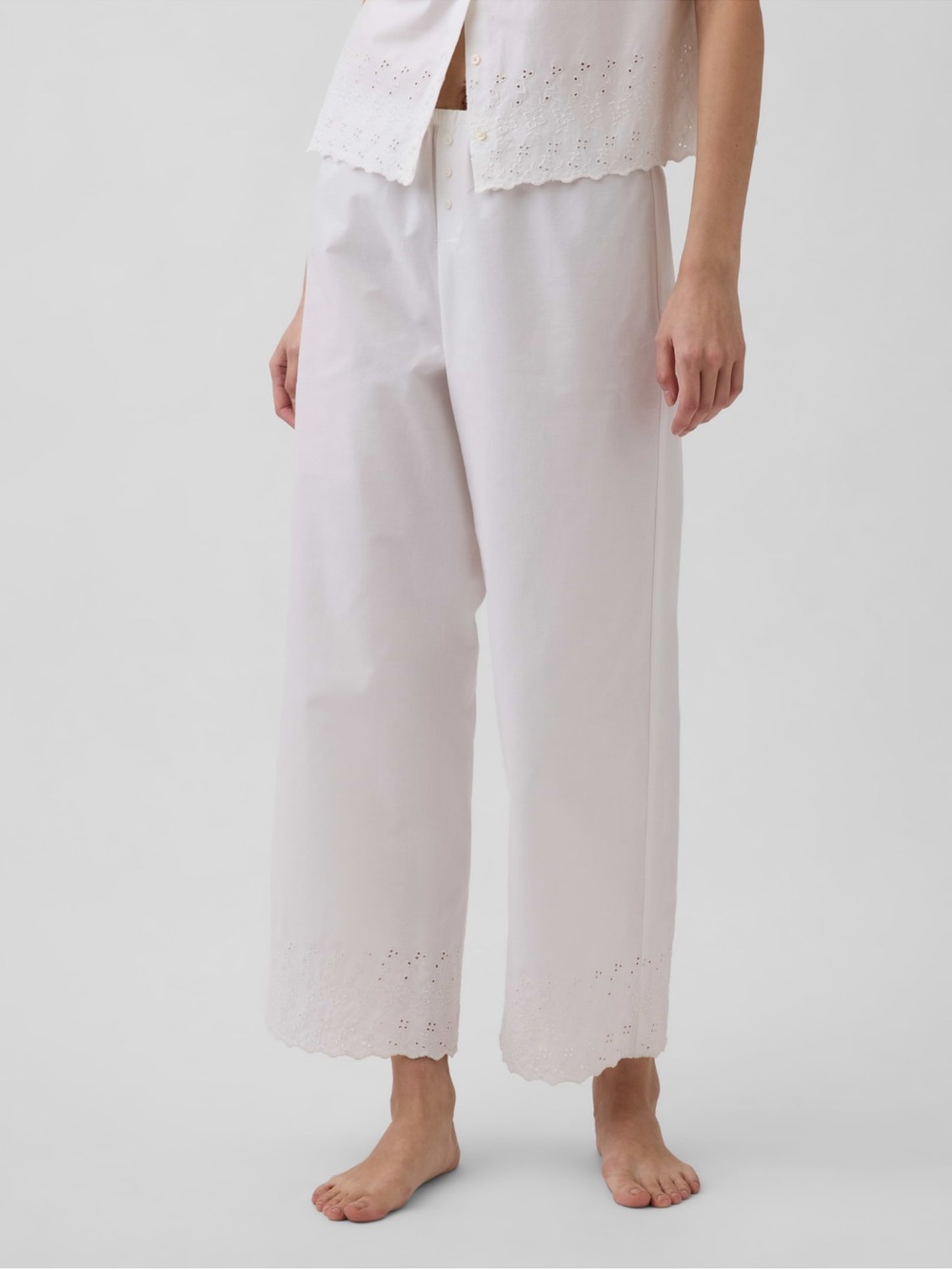Gap Embroidered PJ Pants